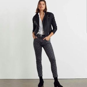 Pilcro Ultra High-Rise Rhinestone Studded Jeans